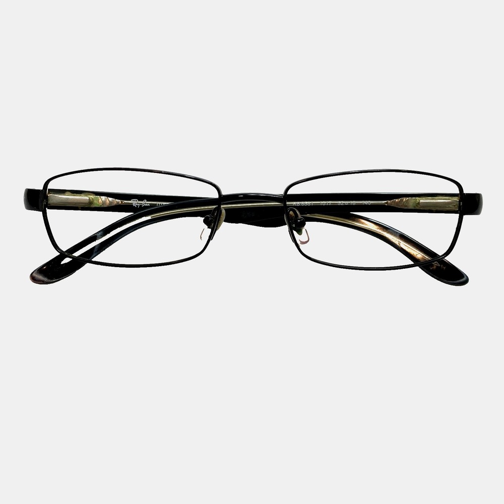 Ray-Ban RB858 Eyeglasses 11017 Titanium Black Polished 52-18-140 Frames Only